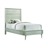Ramon Twin Panel Bed Metallic Sterling - 222701T Pie's Variety Store