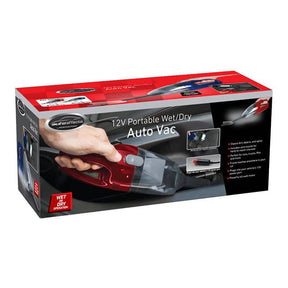 Auto Effects Handheld Auto Vacuum Cleaner Wet/Dry 12 Volt Portable BLUE/RED