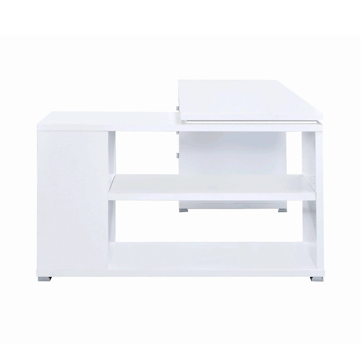 Yvette L-Shape Office Desk White - 800516 Pie's Variety Store