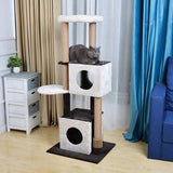 Catry Four-Level with Natural Sisal Scratching Posts