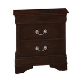 Louis Philippe 2-Drawer Nightstand Cappuccino - 202412 Pie's Variety Store