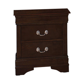 Louis Philippe 2-Drawer Nightstand Cappuccino - 202412 Pie's Variety Store