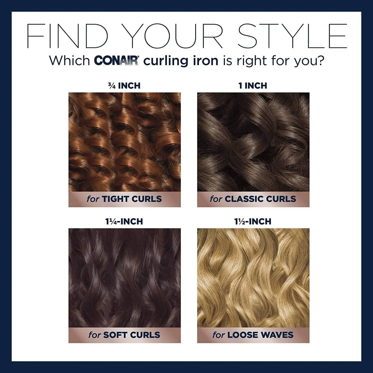 Conair Double Ceramic 3/4 inch Curling Iron (White/Rose Gold) has a higher ceramic content to deliver even heat
