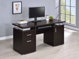 Tracy 2-Drawer Computer Desk Cappuccino - 800107 Pie's Variety Store