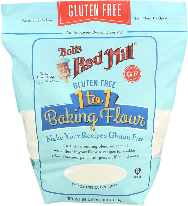 Bobs Red Mill Gluten Free 1 to 1 Baking Flour 4lb Bag - 03997805453 Pie's Variety Store