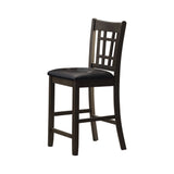 Lavon Upholstered Counter Height Stools Black And Medium Grey (Set Of 2) - 108219 Pie's Variety Store