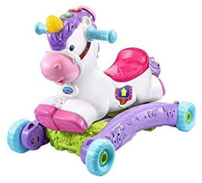 V-TECH  Rock & Ride Unicorn: light up buttons introduces the unicorn itself and colours to your little one and enhance fine motor skill development - 80-192303 ebuystt