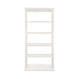 Trellis Pattern Side Panels Bookcase is an exquisite addition to a library or home office - White - 802578 Pie's Variety Store