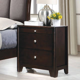 Madison Queen Bed With Upholstered Headboard Taupe Grey And Dark Merlot 4 PIECE Set - SET4PC204881Q Pie's Variety Store