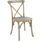 Advantage Dark Driftwood X-Back Chair [X-BACK-BURDRIFT] Pie's Variety Store
