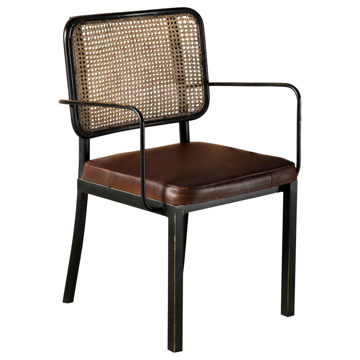 Accent Chair With Upholstered Seat Brown And Black - 905590 Pie's Variety Store