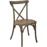 Advantage Dark Driftwood X-Back Chair [X-BACK-BURDRIFT] Pie's Variety Store