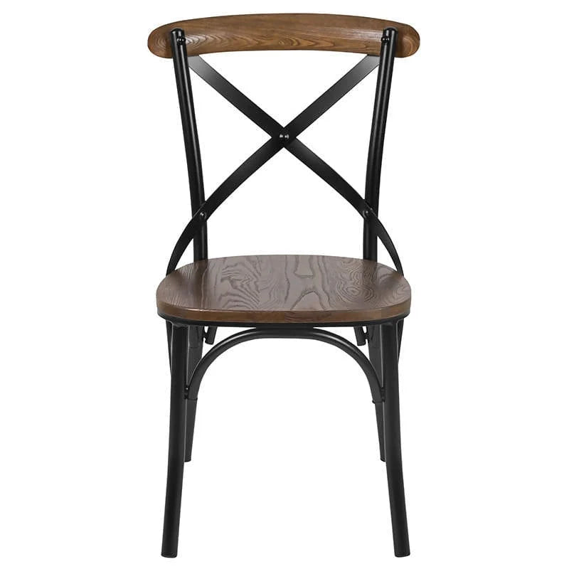 Advantage Dark Driftwood X-Back Chair [X-BACK-BURDRIFT] Pie's Variety Store