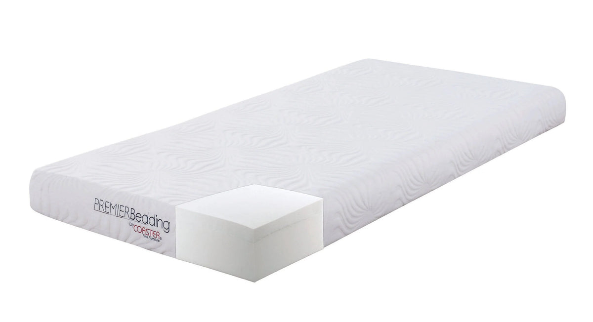 Joseph Full Memory Foam Mattress White - 350062F Pie's Variety Store