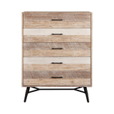 Marlow 5-Drawer Chest Rough Sawn Multi - 215765 Pie's Variety Store