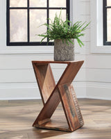 Geometric Accent Table Natural - 910180 Pie's Variety Store