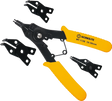Worksite Pro. 4-in-1 Snap Ring Plier 10-50mm Combination Clip Retaining