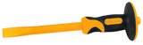  Cold Chisel 12 inches x 3/4"X5/8" with Hand Protection Flat End for Demolishing Carving Splitting Breaking