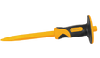 Worksite 12 INCH Pointed Concrete Cold Chisel Punches. High hardness and anti-rust chrome-vanadium steel CVS steel. Shock-absorb Soft Grip cover handle. Size: 3/20" X 3/4" X 12"(4*19*300mm) WT3114 Worksite Hand Tools