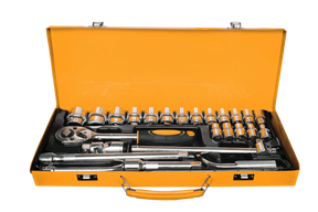 WORKSITE 1/2 Inch Drive Socket Set - 24 PCS - WT8055 Worksite Hand Tools