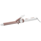 Conair Double Ceramic 3/4 inch Curling Iron (White/Rose Gold) has a higher ceramic content to deliver even heat