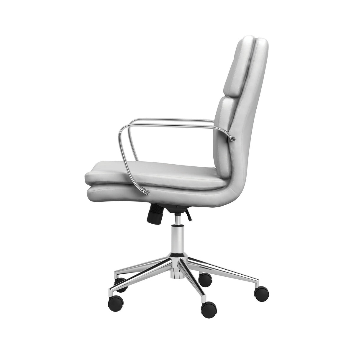 Standard Back Upholstered Office Chair Black