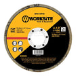 WORKSITE Flap Disc - 4-1.5 inch x 7/8 inch -  Size 115*22mm - GRT P40 - Suitable for most electric grinders - Ideal For Steel