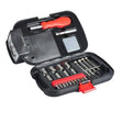 Elite Flashlight Toolkit 26 pieces -Wide Flashlight Beam - 8 pieces Socket Set - Driver with 10 pieces Bits - Pocket Measure.- 409738 dayana sifontes