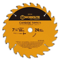 Worksite TCT Carbide Tipped Circular Saw Blade 7 1/4 inch (185mm) 40 Teeth 5/8 Inch Arbor. General Purpose for Wood