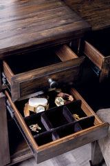  sophisticated design. Felt lined drawers provide secure storage space for grooming essentials- 223037 coastmega