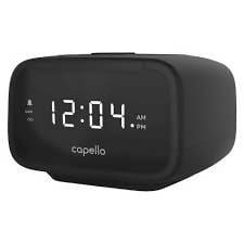 CAPELLO CR15 DIGITAL AM & FM ALARM CLOCK RADIO BLACK - CCR15BLK Pie's Variety Store