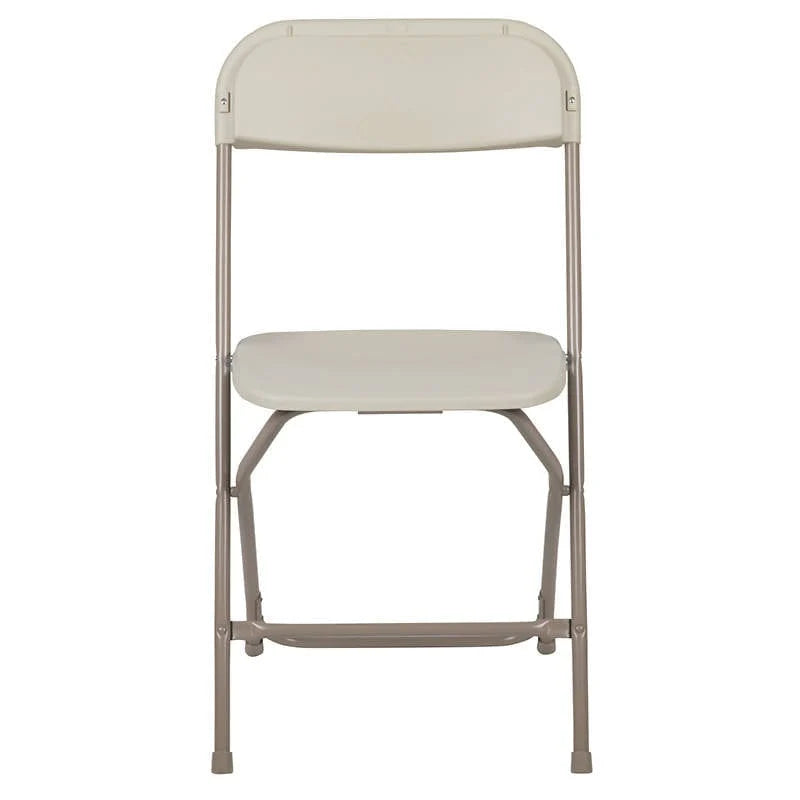 2 Pk. HERCULES Series 650 lb. Capacity Premium Beige Plastic Folding Chair [2-LE-L-3-BEIGE-GG] Fl Furniture