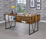 Analiese 4-Drawer Writing Desk Antique Nutmeg - 800999 Pie's Variety Store