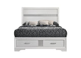 Miranda Full Storage Bed White - 205111F Pie's Variety Store