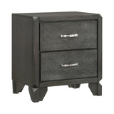 Noma 2-Drawer Nightstand Caviar - 215902 Pie's Variety Store