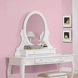 Caroline Vanity Mirror White - 400727 Pie's Variety Store