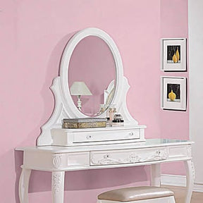 Caroline Vanity Mirror White - 400727 Pie's Variety Store