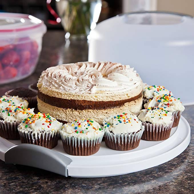 Sterilite Cake Server See-Through Lid