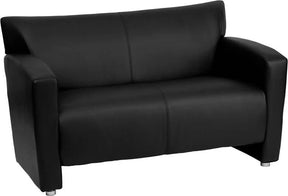 HERCULES Majesty Series Black LeatherSoft Loveseat - 222-2-BK-GG Pie's Variety Store