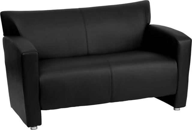 HERCULES Majesty Series Black LeatherSoft Loveseat - 222-2-BK-GG Pie's Variety Store