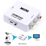 HDMI To 3 RCA Adapter HDMI2AV HDMI 2 AV HDMI To AV Cvbs S-Video Adapter Converter Box 1080P 60Hz High Quality - HDMI3RCA2AV Pie's Variety Store