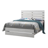 Marion Queen Panel Bed Coastal White 4PC Set - SET4PC207051Q Pie's Variety Store