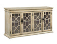 Glass Door Accent Cabinet Light Honey - 950858 Pie's Variety Store