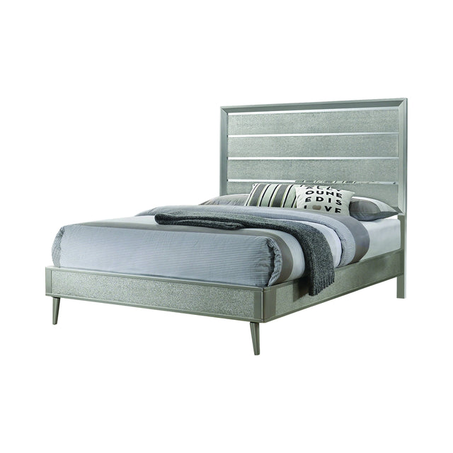 Ramon Queen Panel Bed Metallic Sterling - 222701Q Pie's Variety Store