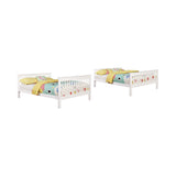 Chapman Full Over Full Bunk Bed White - 460360 A-Z Store Nadia