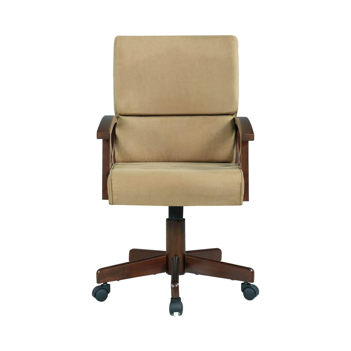 Marietta Upholstered Game Chair Tobacco And Tan - 100172 Pie's Variety Store