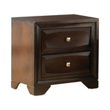Jaxson 2-Drawer Rectangular Nightstand Cappuccino - 203482 Pie's Variety Store