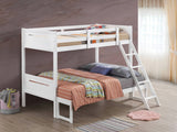 Littleton Twin/Full Bunk Bed White - 405052WHT A-Z Store Nadia