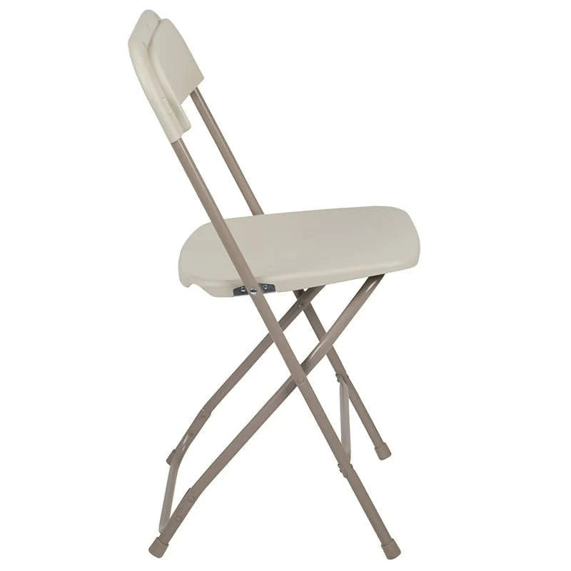 2 Pk. HERCULES Series 650 lb. Capacity Premium Beige Plastic Folding Chair [2-LE-L-3-BEIGE-GG] Fl Furniture