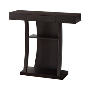 2-Shelf Rectangular Console Table Cappuccino - 950048 Pie's Variety Store